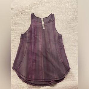Lululemon tank. Size 2. Purple. No damage